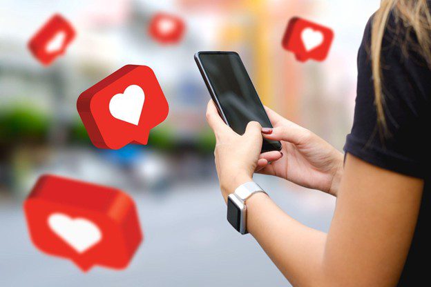 a girl using mobile phone