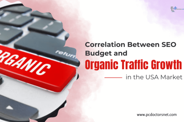 Organic text written on a keyboard about Top SEO Company USA