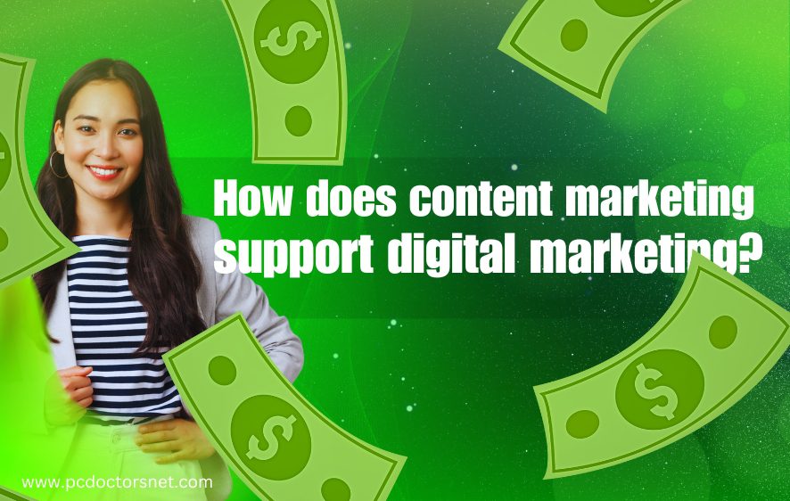 how does content marketing support digital marketing
