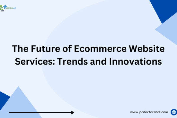 this image is about the future of ecommerce website services trends and innovations