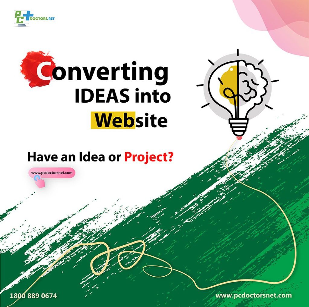 converting ideas into website