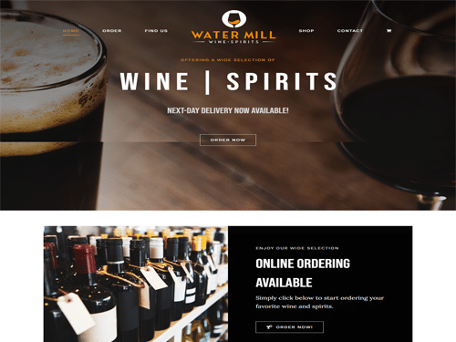 water mill wine spirits